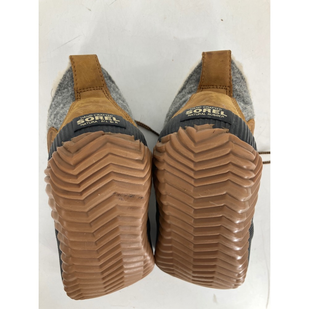 Sorel Out N About Plus Conquest Boots Womens 8 Gray Black Excellent Waterproof - Picture 7 of 9